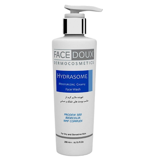 مای دارو - ژل شستشوی صورت هیدرازوم  مناسب پوست خشک و حساس فیس دوکس