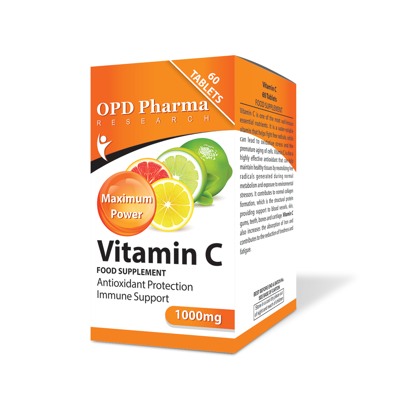 مای دارو - قرص ویتامین C 1000 میلی گرم او پی دی فارما