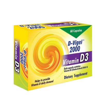 مای دارو - کپسول ویتامین D3 دی ویژل 2000 واحد دانا