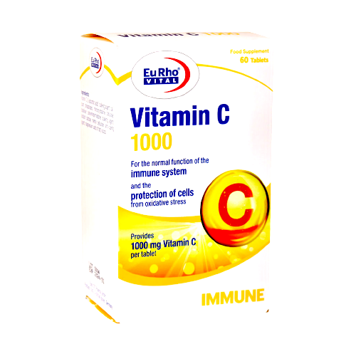 مای دارو - قرص ویتامین C 1000 میلی گرم یورو ویتال