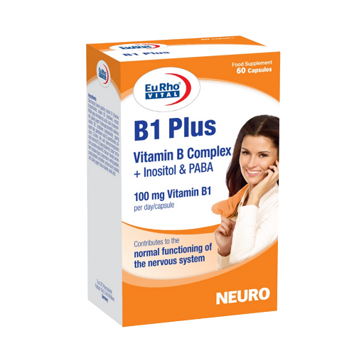 مای دارو - کپسول ویتامین B1 پلاس یورو ویتال