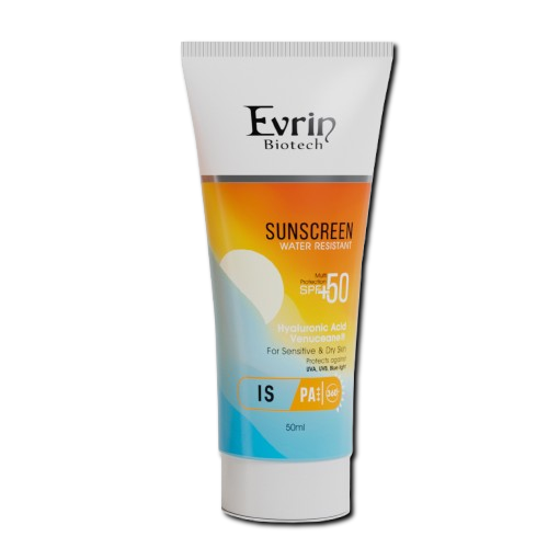 مای دارو - کرم ضدآفتاب مناسب پوست‌های خشک و حساس (بی رنگ) spf50 اورین بیوتک