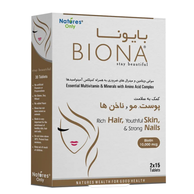 مای دارو - قرص بایونا نیچرز اونلی