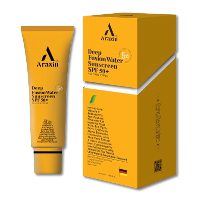 مای دارو - کرم ضد آفتاب تخصصی فیوژن واتر SPF50 آراکسین