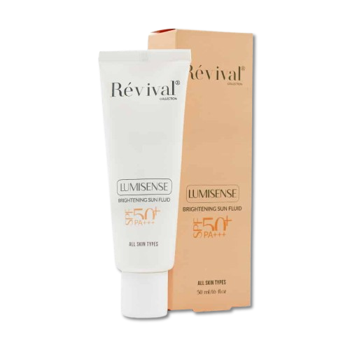 مای دارو - فلوئید ضد آفتاب روشن کننده SPF50 مناسب انواع پوست رویوال