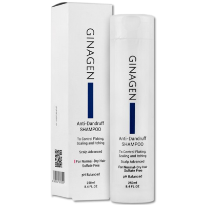 مای دارو - شامپو ضد شوره بدون سولفات مناسب موهای خشک و نرمال ژیناژن