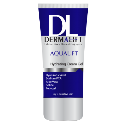 مای دارو - کرم ژل آبرسان مناسب پوست خشک و حساس آکوالیفت درمالیفت