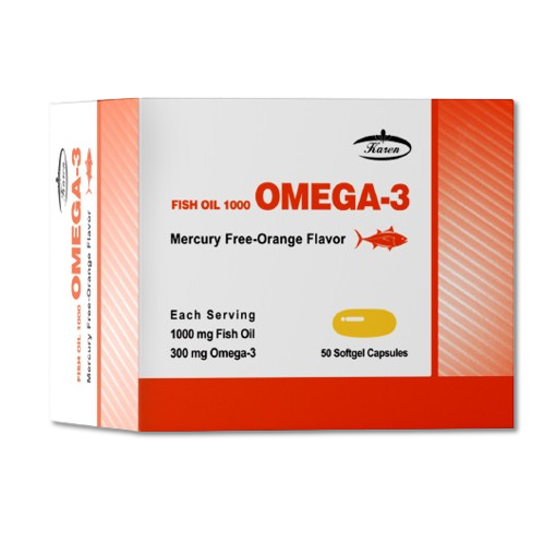 مای دارو - سافت ژل امگا 3 1000 میلی گرم ( 50 عددی) بدون جیوه کارن