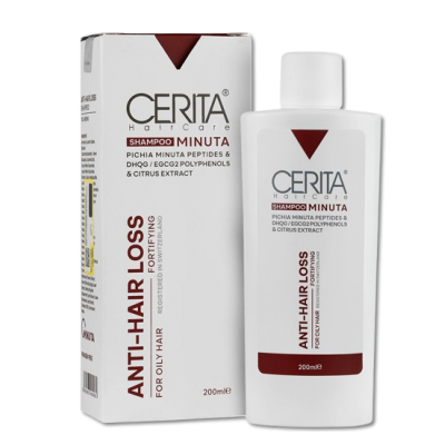 مای دارو - شامپو ضد ریزش مینوتا مخصوص موهای چرب سریتا