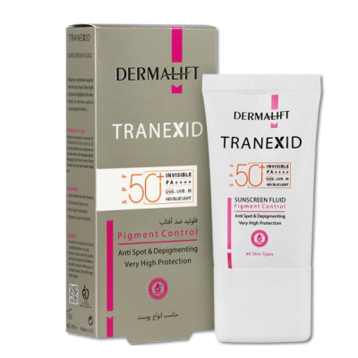 مای دارو - فلوئید ضد آفتاب روشن کننده ترنکسید SPF50 (بی رنگ) درمالیفت