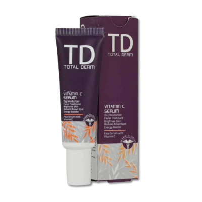 مای دارو - سرم روشن کننده ویتامین C توتال درم