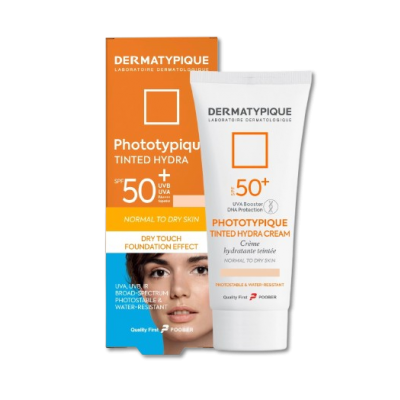 مای دارو - فلوئید ضد آفتاب هیدرا پوست خشک SPF50 (طبیعی) درماتیپیک