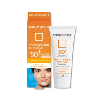 مای دارو - ضد آفتاب فلوئید مت (رز بژ) پوست چرب فاقد چربی SPF50+ درماتیپیک