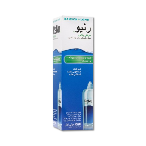 مای دارو - محلول شستشوی لنز رنیو بوش اند لومب (240 میلی لیتر)