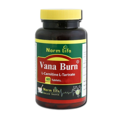 مای دارو - قرص ال کارنیتین وانا برن 1000 میلی گرم نورم لایف