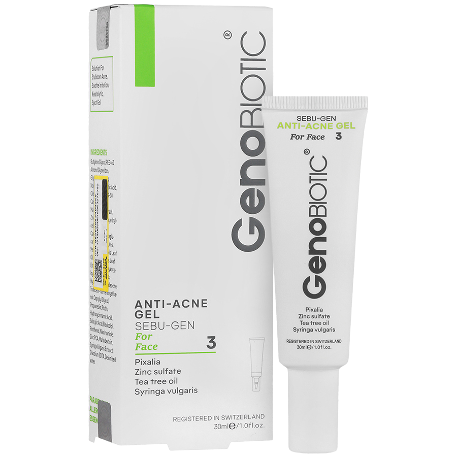 مای دارو - ژل ضد آکنه صورت سبوژن 3 ژنوبایوتیک