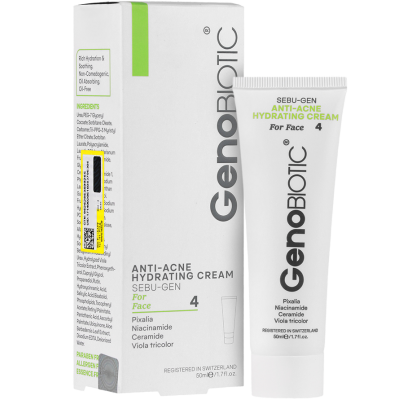 مای دارو - کرم آبرسان ضد آکنه سبوژن 4 ژنوبایوتیک