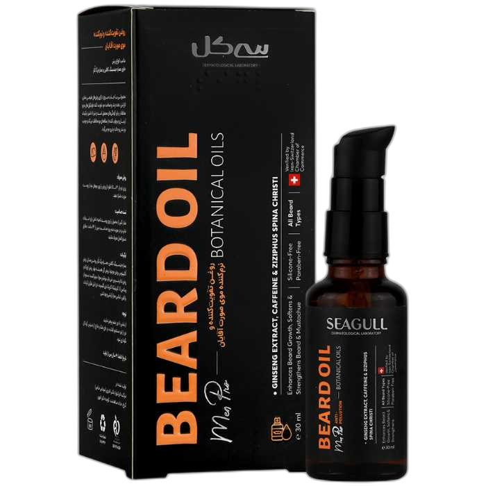 مای دارو - روغن تقویت کننده و نرم کننده ریش آقایان سی گل