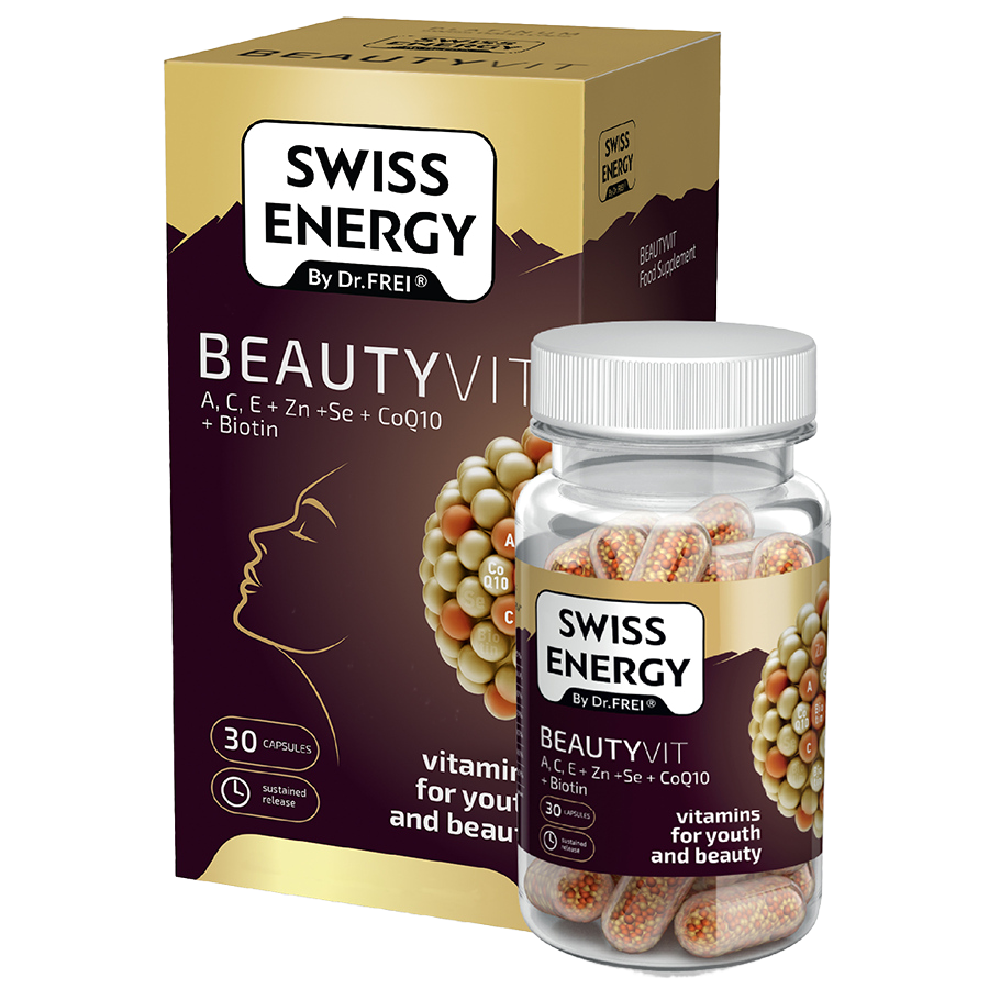 مای دارو - کپسول بیوتی ویت سوییس انرژی