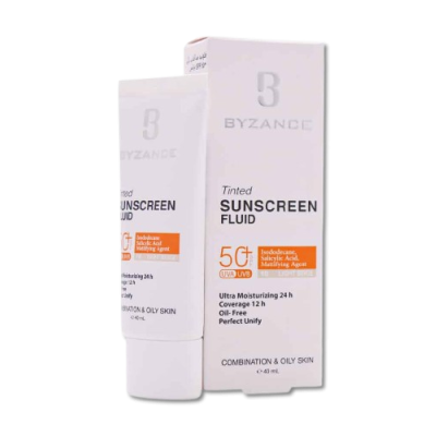 مای دارو - کرم ضد آفتاب +SPF50 بیزانس مناسب پوست خشک و حساس (بژ روشن)