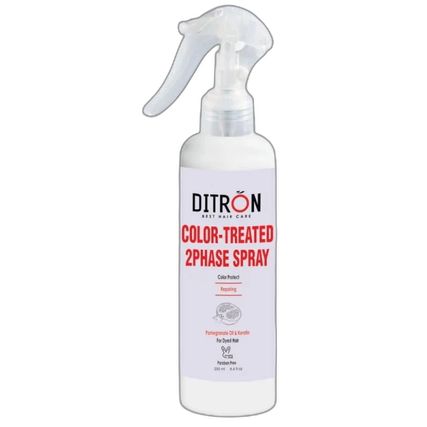 مای دارو - اسپری دو فاز انار مناسب موهای رنگ شده، آسیب دیده دیترون