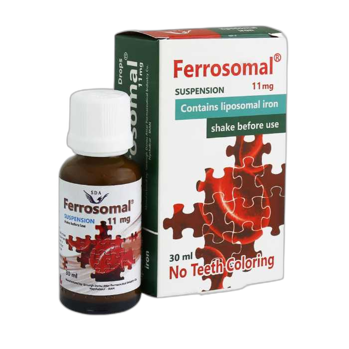 مای دارو - قطره آهن فروزومال 11 میلی گرم سیمرغ دارو عطار