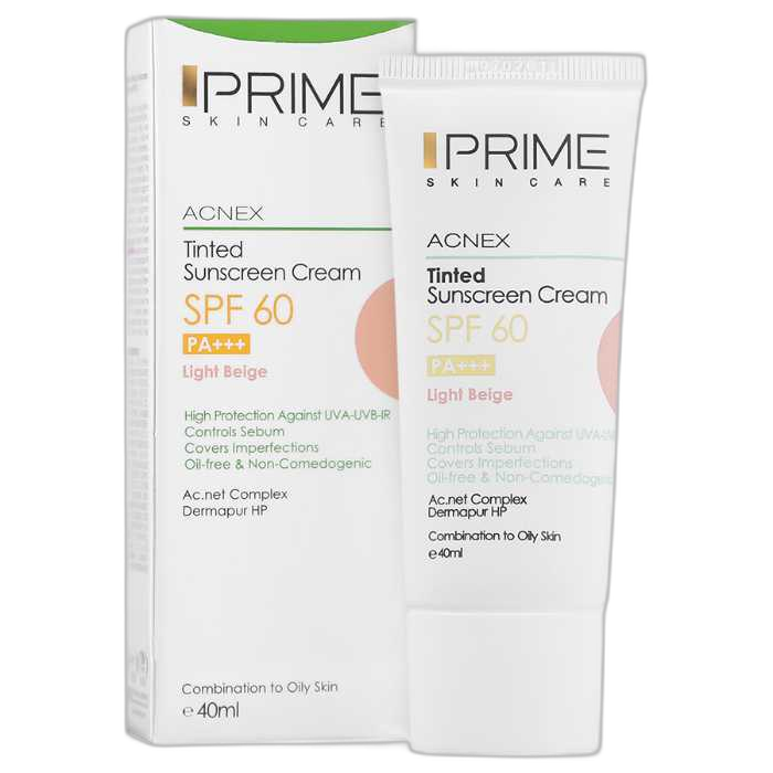 مای دارو - کرم ضدآفتاب رنگی(بژ روشن) SPF60 پرایم