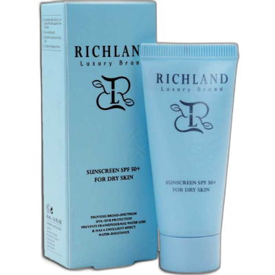مای دارو - ضد آفتاب رنگی پوست خشک (02 بژ طبیعی) ریچلند SPF50