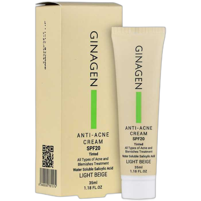 مای دارو - کرم ضد جوش رنگی ( بژ روشن) ژیناژن