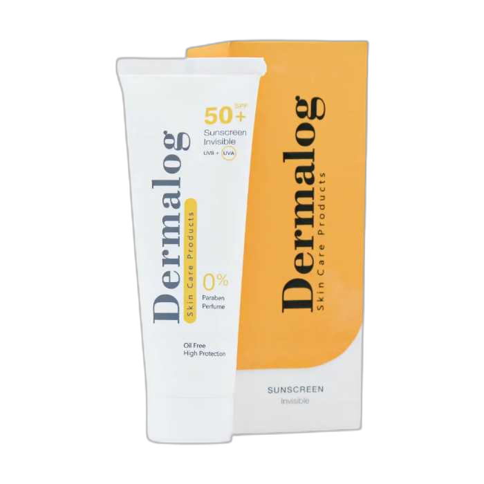مای دارو - کرم ضد آفتاب درمالوگ پوست چرب SPF50 بی رنگ